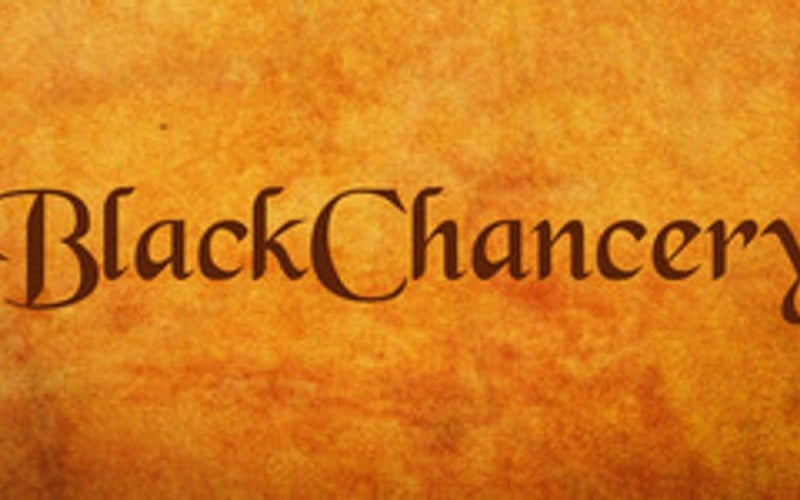 Blackchancery原始字体