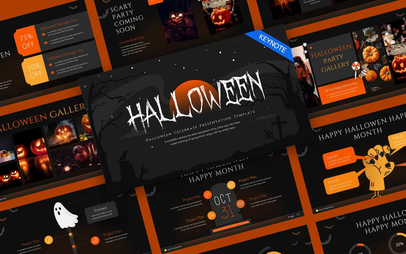 Halloween Creative Spooky Keynote Template