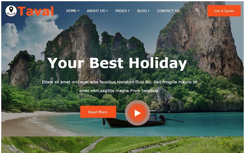 Taval - Tema WordPress per la prenotazione di tour e viaggi