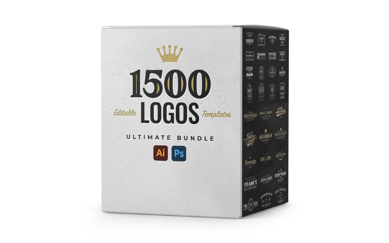 1500+ logo终极捆绑包