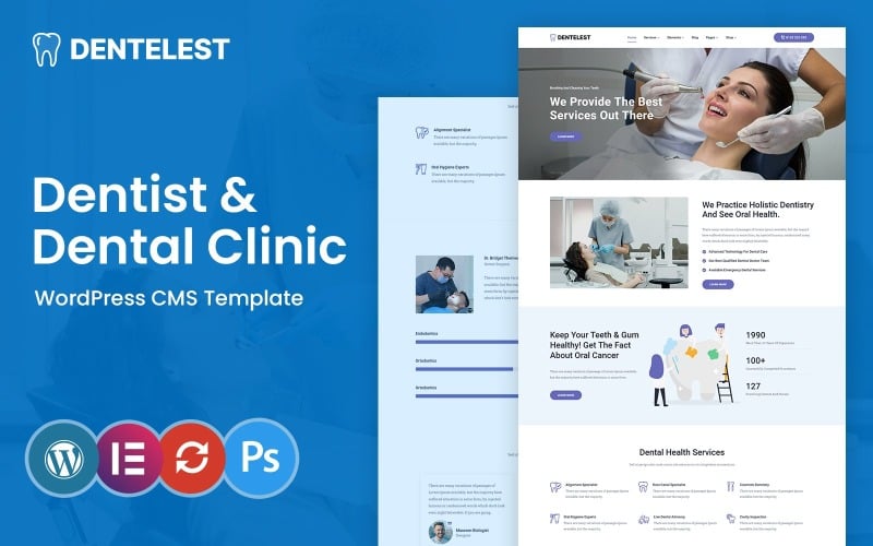 Dentelest - Medical and Dentist WordPress Theme