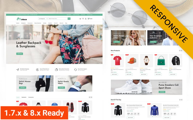 Fintace - Tema reattivo di Prestashop di moda Aceesories