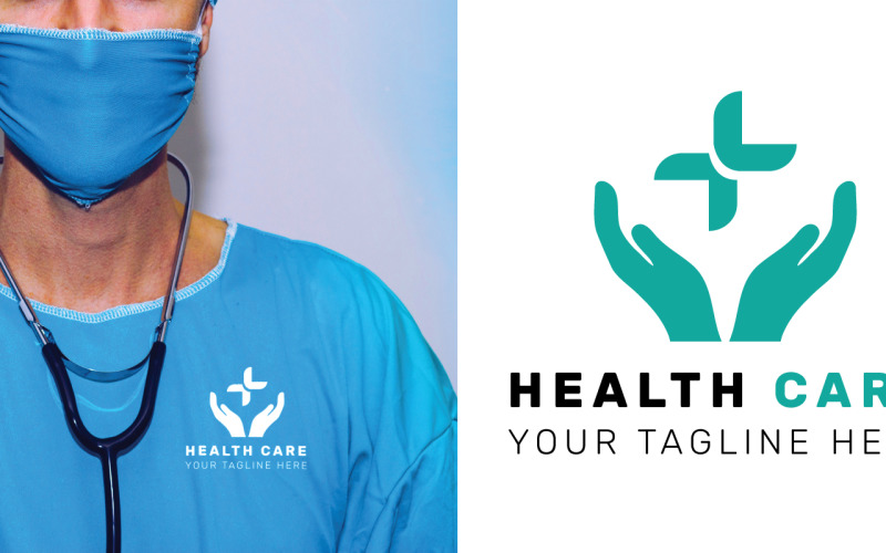 Tıbbi İşletmeniz İçin Sağlık Hizmetleri Logo Şablonu