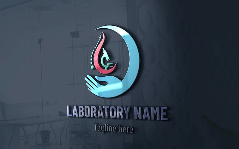 Logo-Vorlage für medizinisches Labor