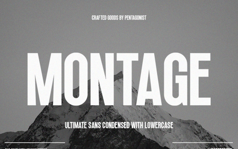 Montage | Ultimate Condensed Vintage Sans