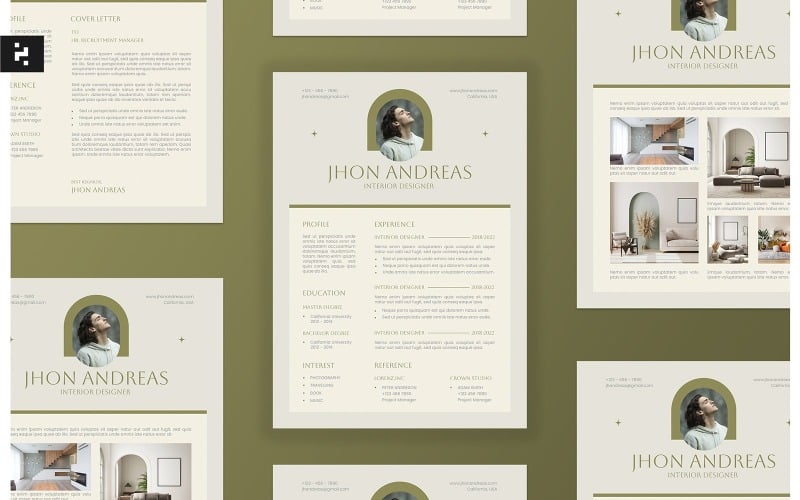 Minimalist Boho CV Resume