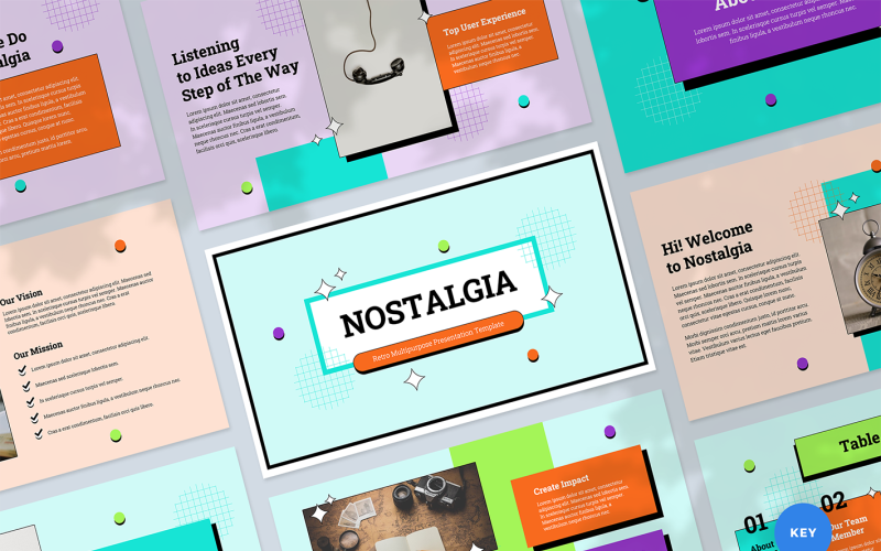 Retro Multipurpose Presentation Keynote Template