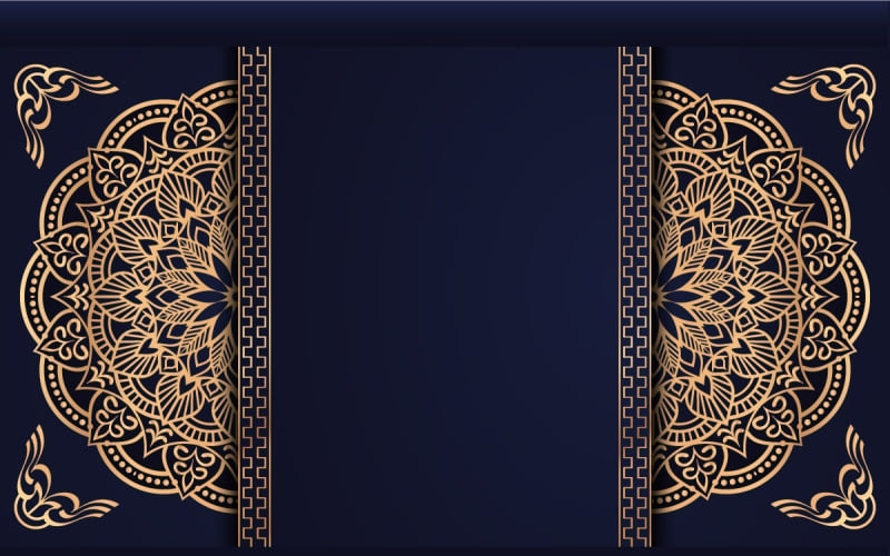 Luxury Mandala Background with Ornamental Arabesque Style