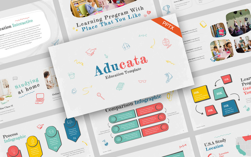 Aducata Education PowerPoint Template