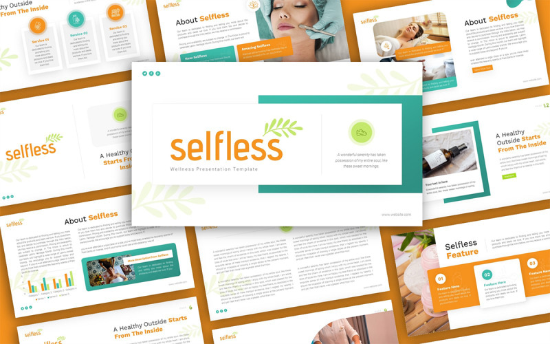 Selfless Wellness Multipurpose PowerPoint Presentation Template