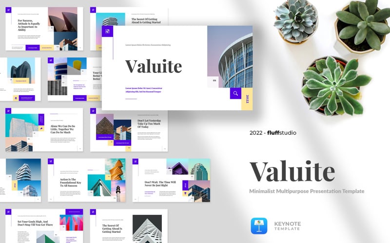 Valueite - Plantilla de Keynote de negocios creativos