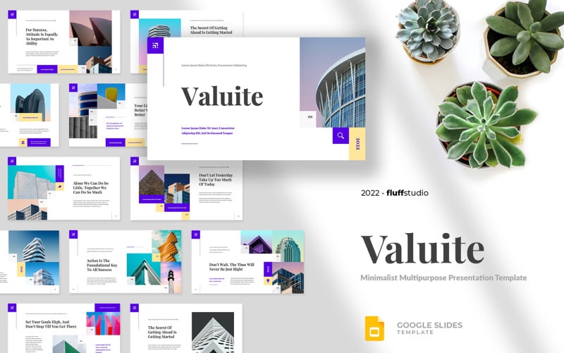 Valuite - Creative Business Google Slides-sjabloon