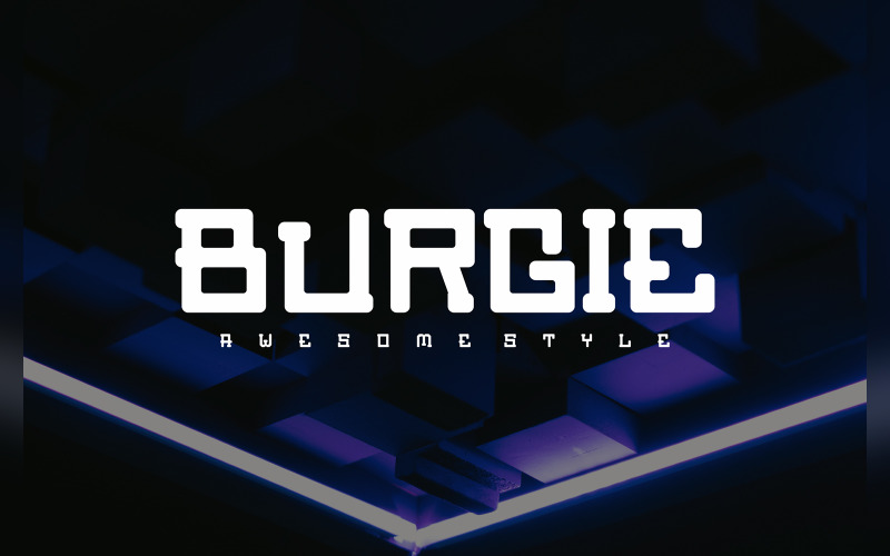 Burgie -现代显示字体