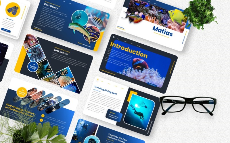 Matias - Diving Sport Keynote Template