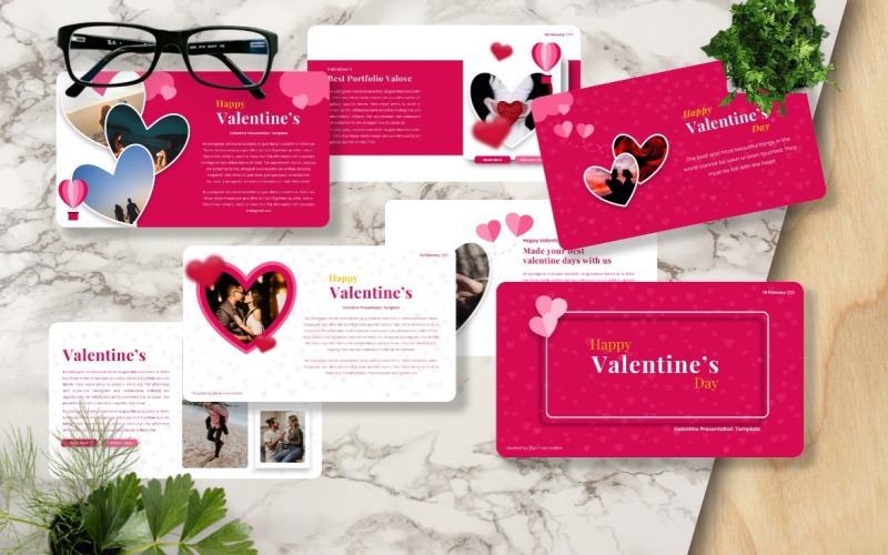 Vallove - Modello di diapositiva Google di San Valentino