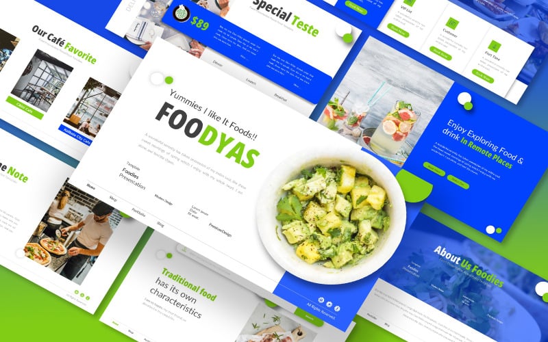 Šablona prezentace Foodays Google Slides