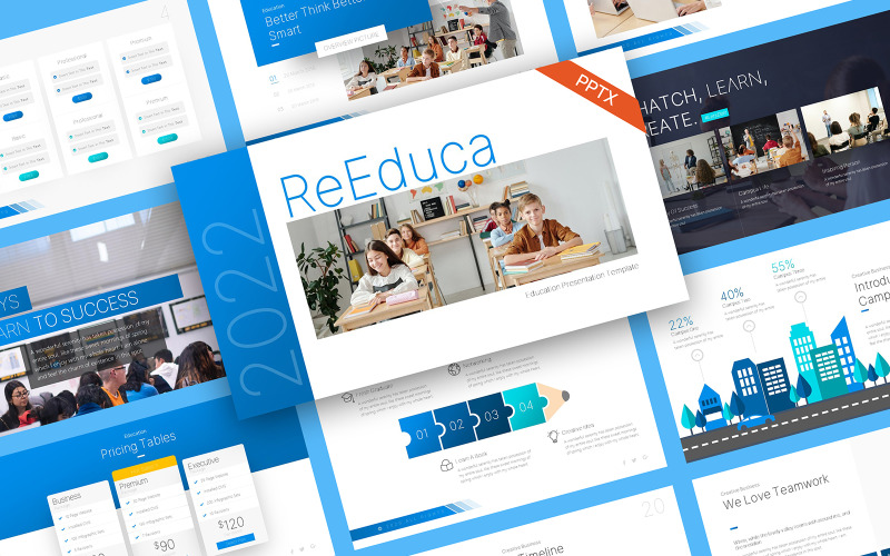 ReEduca Education PowerPoint Template