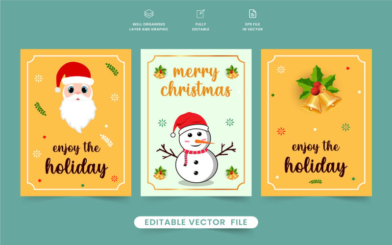 Corporate Gift Card Design für Weihnachten