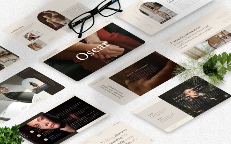 Oscar - Photography Keynote Template