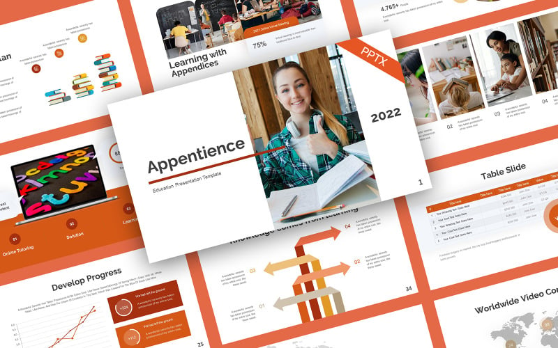 Appentience Modern Education PowerPoint Template