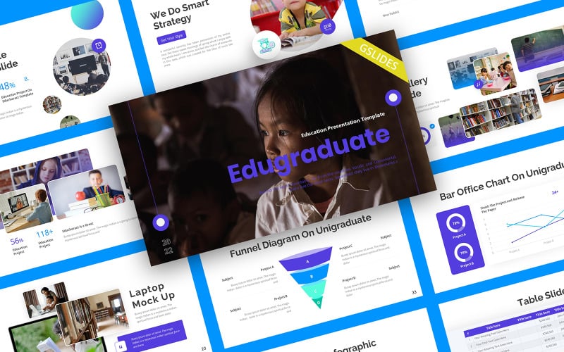EduGraduate Modern Education Google Slides Template