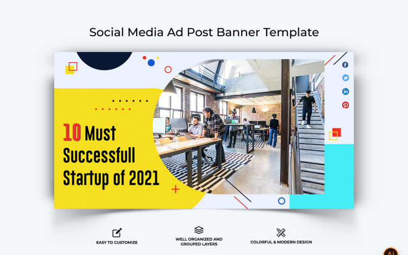 Business Service Facebook Ad Banner Design-49