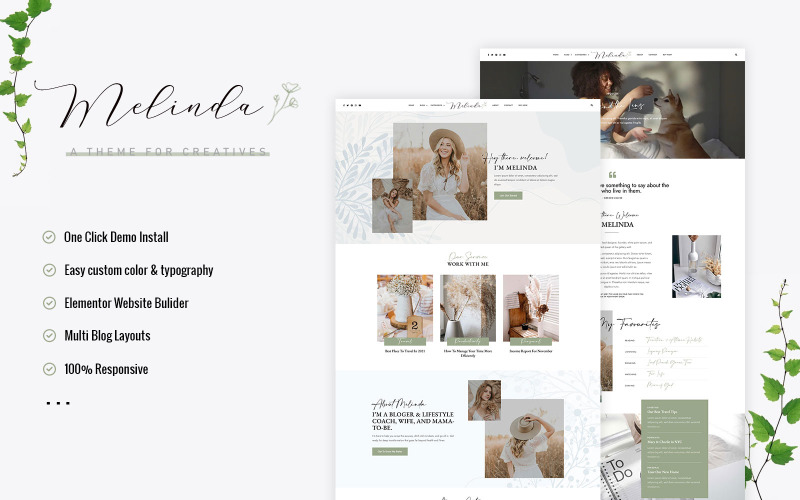 Melinda - Motyw WordPress