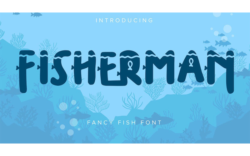 Fisherman Fancy Fish Font