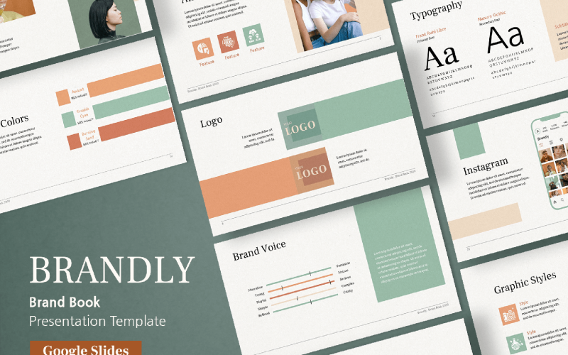 Brand Book Presentation Google Slides Template