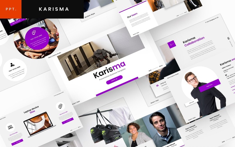 Karisma - Sjablonen PowerPoint presentatie