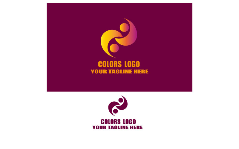 Colors Logo  Letter Colors Logo