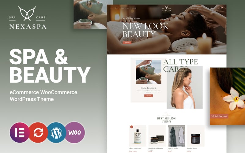 Nexaspa - Tema de WooCommerce para spa, cosmética y belleza