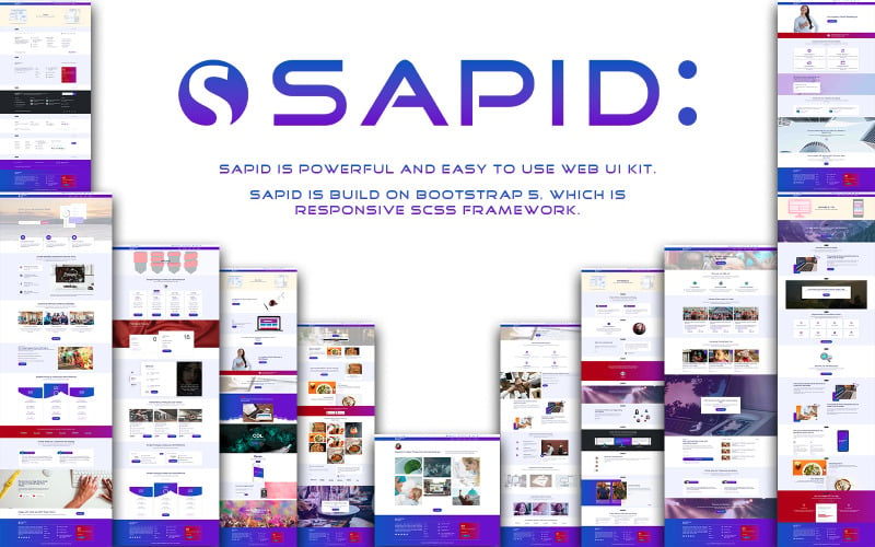 Sapid HTML设计模板