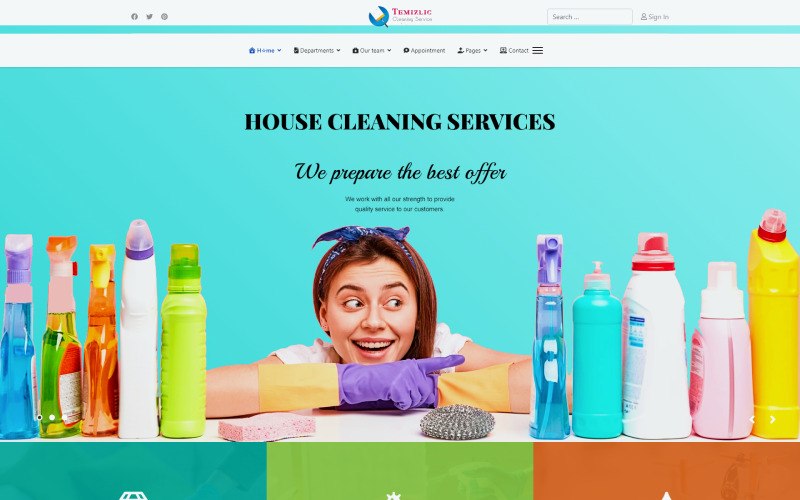 JL Temizlic schoonmaakservice Joomla4-5-sjabloon