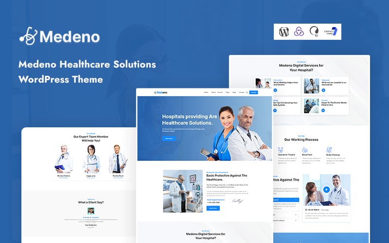 Medeno - Healthcare Solutions WordPress-tema