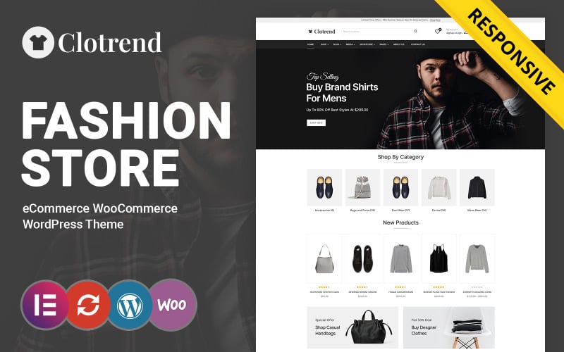 Clotrend -时尚和配件WooCommerce主题