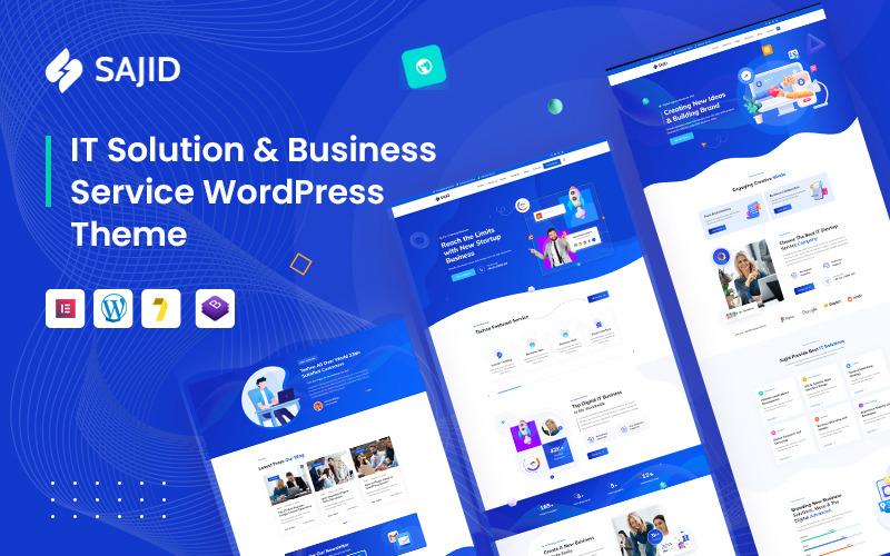 Sajid - Тема WordPress для ИТ-стартапов и ИТ-решений