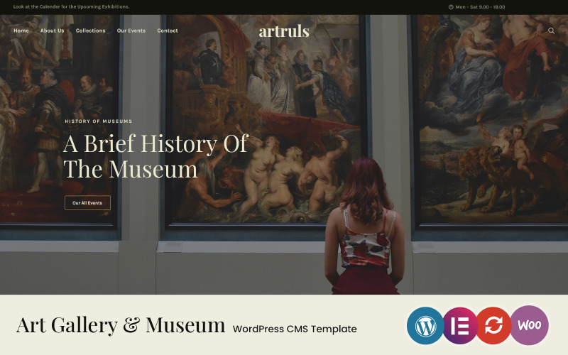 Artruls - Galerij en museum WordPress-thema