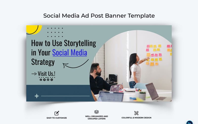 Social Media Workshop Facebook Ad Banner Design Template-09