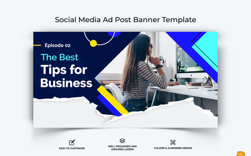 Business Service Facebook Ad Banner Design-026