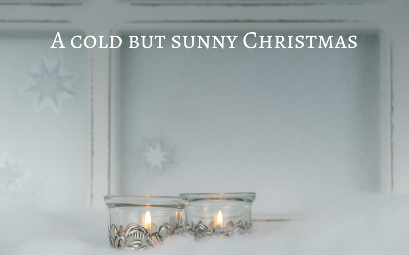 一个寒冷但阳光明媚的圣诞节-股票音乐
