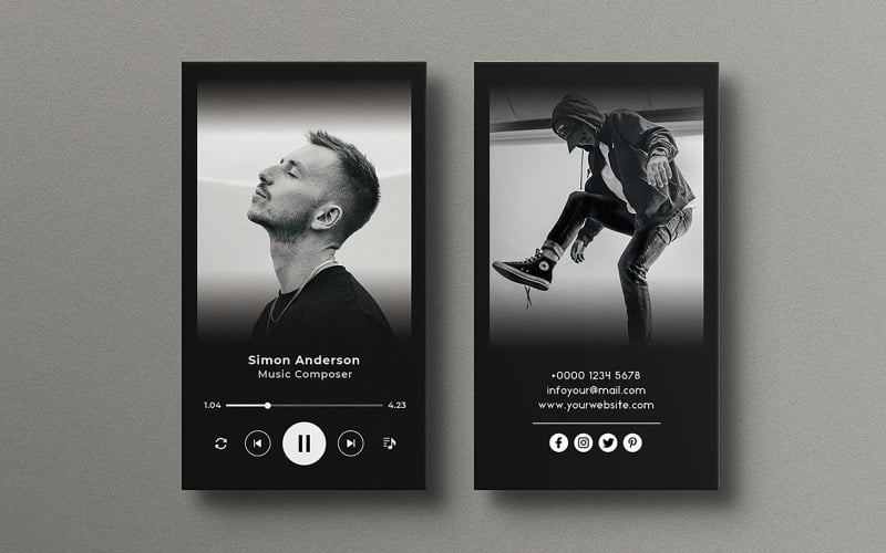 Music Studio Business Card