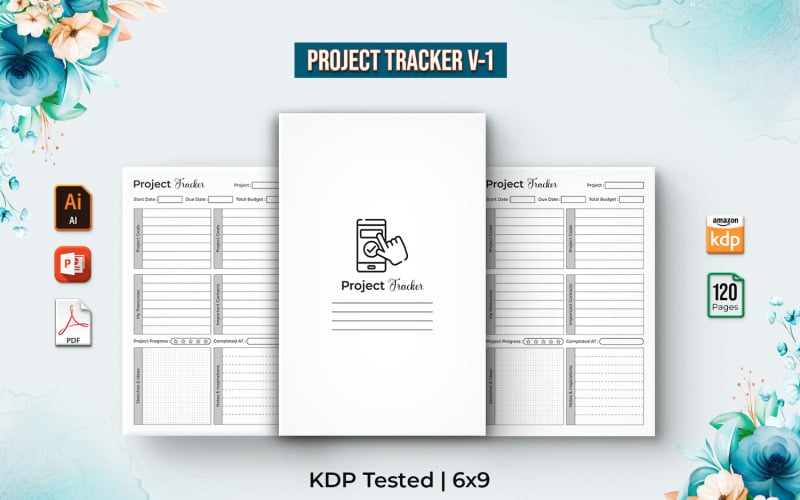Editable Project Planner 2023 - KDP Interior V-1
