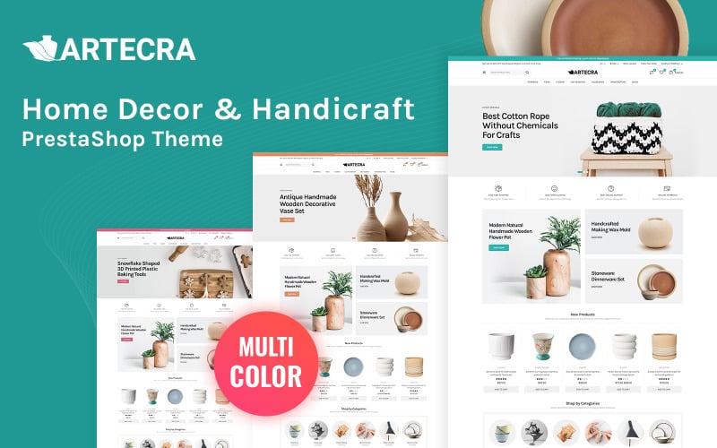 Artecra - Ev Dekorasyonu ve El Sanatları Prestashop Teması