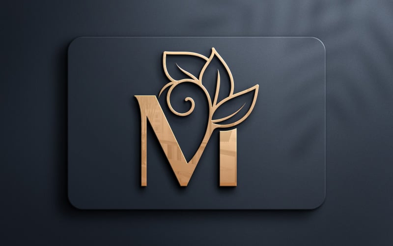 Design De Logotipo De Beleza De Monograma Letra M