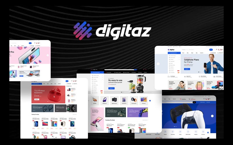 Ap Digitaz多用途高科技购物主题