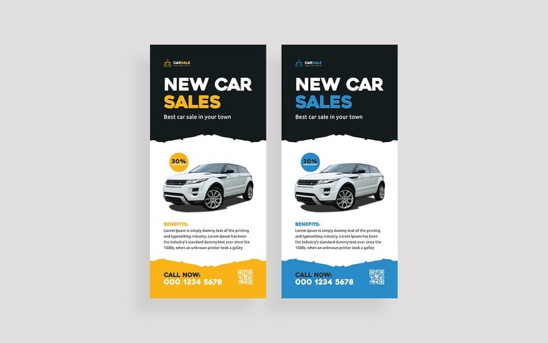 Car Sale Rack Card or Dl Flyer