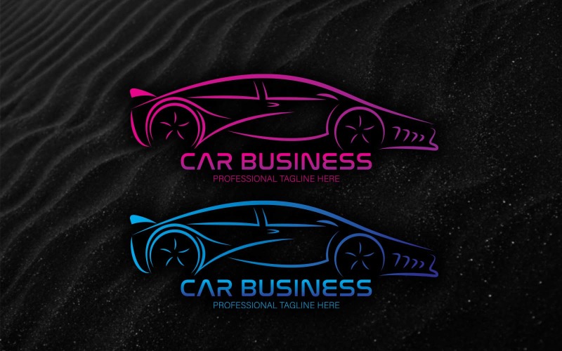 Auto Car Business Logo Design - Brand Identity