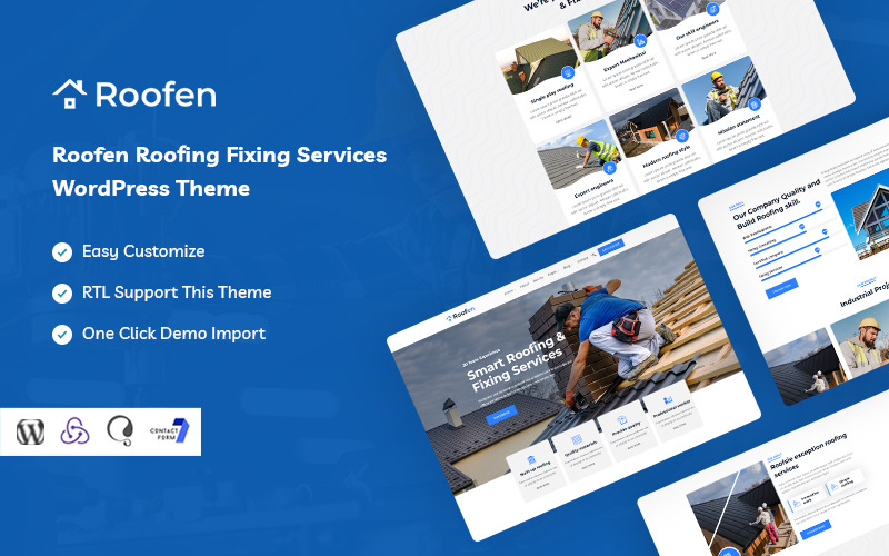 Roofen - Çatı Kaplama ve Tamir Hizmetleri WordPress Teması