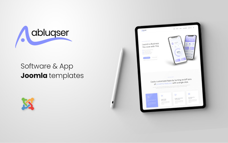 Abluqser - Modèles Joomla de logiciels et d'applications